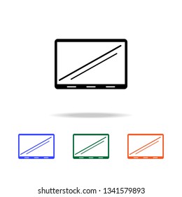 screen icon. Elements of simple web icon in multi color. Premium quality graphic design icon. Simple icon for websites, web design, mobile app, info graphics