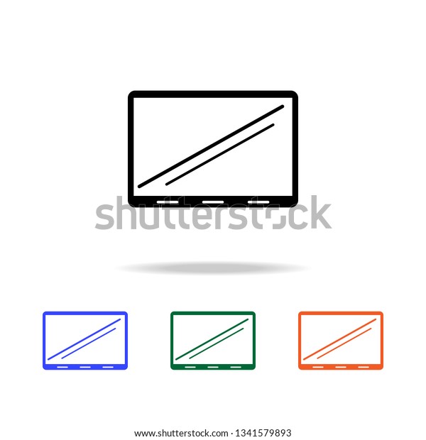 screen icon. Elements of simple web\
icon in multi color. Premium quality graphic design icon. Simple\
icon for websites, web design, mobile app, info\
graphics