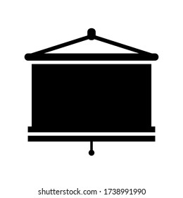  icono de pantalla o logotipo símbolo de signo aislado ilustración vectorial - iconos vectoriales de estilo negro de alta calidad
