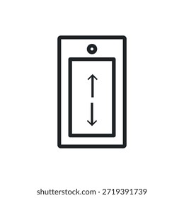Screen Icon. Mobile Device Components Vector Icon