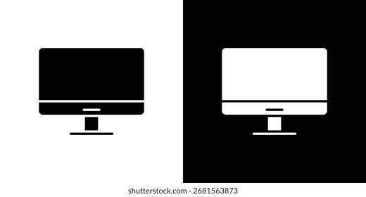 Screen icon symbol for templates, web design and infographics