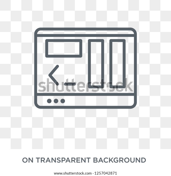 Screen icon. Trendy flat vector Screen\
icon on transparent background from Programming collection. High\
quality filled Screen symbol use for web and\
mobile