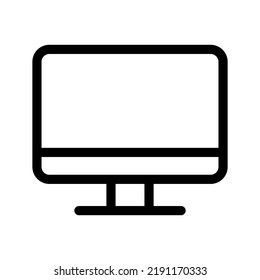 Screen Icon Vector Symbol Design Illustration