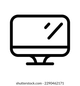 Screen Icon Vector Symbol Design Illustration