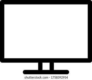 screen icon vector for web and apps