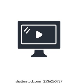 ícone da tela. vetor.Editável símbolo de estilo traço.linear para usar web design,ilustração logo.Symbol.