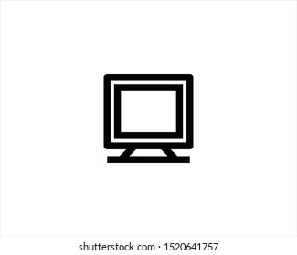 screen line icon vectors - eps10