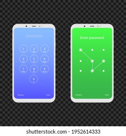 Screen Lock,interface for lock screen or enter password pages.