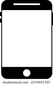 Screen Mobile Frame Icon Vector