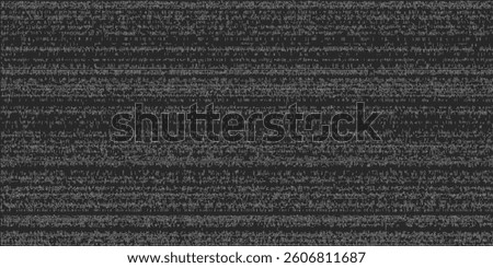 Screen noise interference isolated on dark background. Looped animation. Retro technology. 90s TV Overlay of Scan Lines VHS effect. Vector illustration