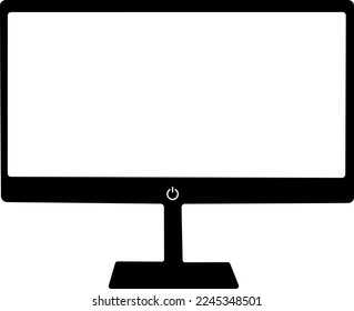 Pantalla en un fondo transparente