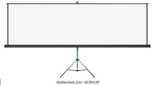 Screen with plenty of copy-space, place your own text or images on the wide projection screen