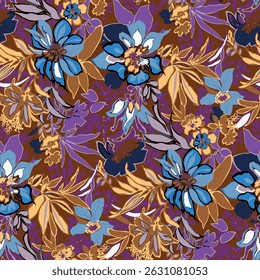 screen print vector graphic flower