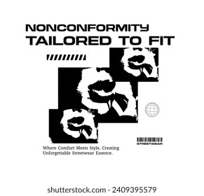 Screen printed filter pattern. Y2K t-shirts, stickers, streetwear, cover posters, and more.