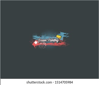 Screen printing design commercial to use