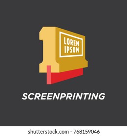 Screen Printing logo vector file