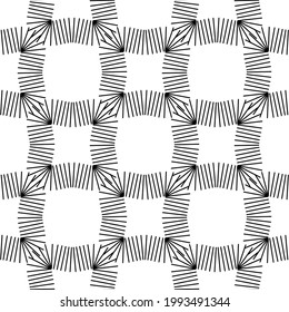 Screen printing seamless pattern. Radiant abstract frame. Circular pattern. Pop art round halftone, print.