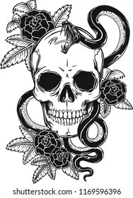 screen printing skull