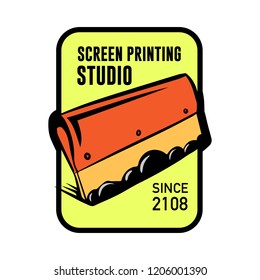 Screen Printing Studio Vector Logo 