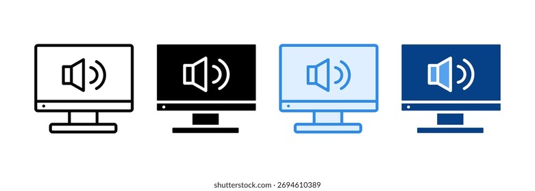 Ícone do leitor de tela Definir coleção de vários estilos