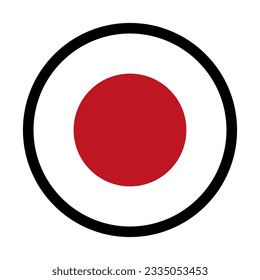 Screen record button icon. Vector illustration. EPS 10.