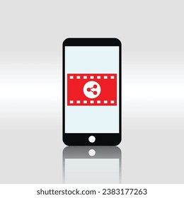 screen sharing vector, graphic vector illustration of screen sharing, can be used for online meetings, gatherings, presentations, communication, etc.