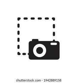 Screen shoot  camera capture icon. vector illustration