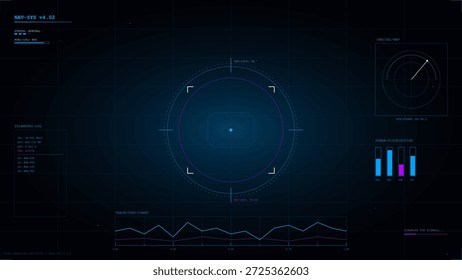 Una pantalla muestra lecturas y métricas en una sala de control. Diversos gráficos muestran las tendencias de los datos, mientras que los indicadores pista el rendimiento a lo largo del tiempo. La escena sugiere un monitoreo activo de un sistema.