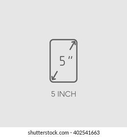 Screen Size. Flat Vector Icon. Simple Hardware Icon.