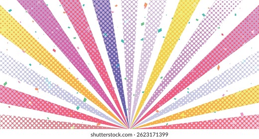 Fondo punteado colorido del tono de la pantalla