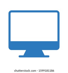 screen vector glyph color icon 