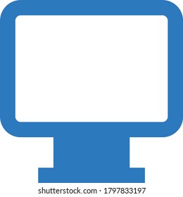 screen vector glyph color icon 