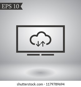screen vector icon 10 eps
