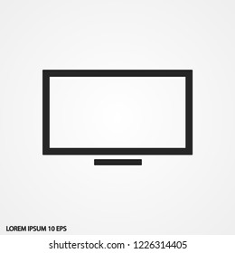 screen vector icon 10 eps