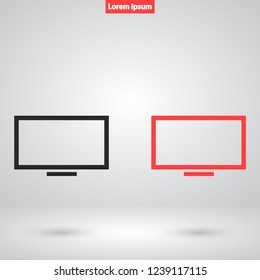 screen vector icon 10 eps