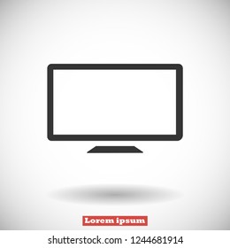 screen vector icon 10 eps