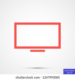 screen vector icon 10 eps