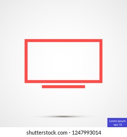 screen vector icon 10 eps