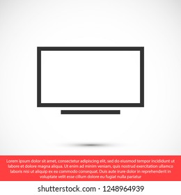 screen vector icon 10 eps