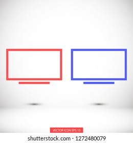 screen vector icon 10 eps