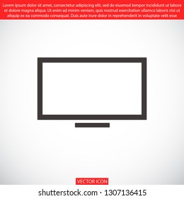 screen vector icon 10 eps