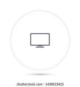 screen vector icon 10 eps , Lorem ipsum Flat design