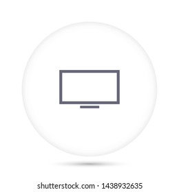 screen vector icon 10 eps,  Flat design