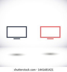 screen vector icon 10 eps , Lorem ipsum Flat design