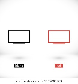 screen vector icon 10 eps , Lorem ipsum Flat design