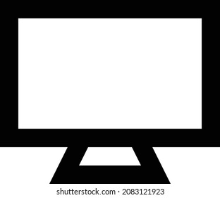 screen vector illustration isolated on a transparent background. stroke vector icons for concept or web graphics.