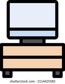 Ilustración del vector de pantalla sobre un fondo transparente.Símbolos de calidad superior.Icono del vector de trazo para el diseño de concepto y gráfico.