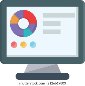 ilustración de pantalla Vector en un fondo transparente.Símbolos de calidad premium.Icono plano de línea vectorial para concepto y diseño gráfico.
