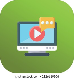screen Vector illustration on a transparent background.Premium quality symmbols.Vector line flat icon for concept and graphic design.
