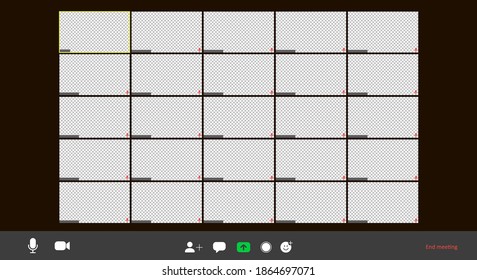 Download Zoom Template High Res Stock Images Shutterstock